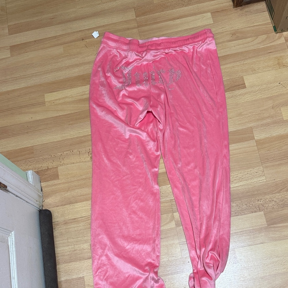 Juicy Couture Coral Velour Lounge Pants